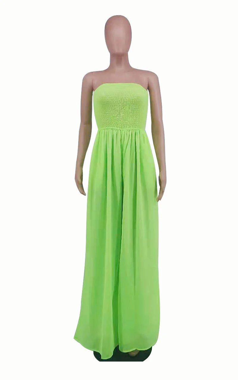 Strapless Sexy Summer Jumpsuits Solid Romper Jumpsuit For Women Office Ladies Pleated Wide Leg Pant Rompers And Jumpsuit
Strapless Sexy Summer Jumpsuits Solid Romper Jumpsuit For Women Office Ladies Pleated Wide Leg Pant Rompers And Jumpsuit