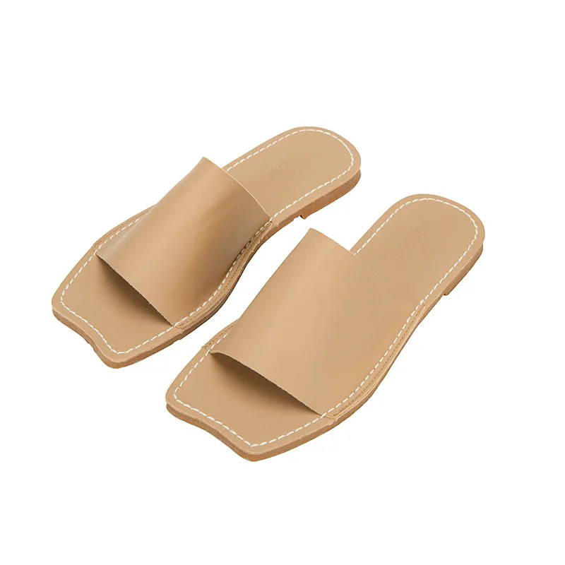 Flat Shoes Female Slippers Casual Slipers Women Slides Low Luxury Soft 2021 Summer Hoof Heels Fabric Basic Rubber PU Fashion
Flat Shoes Female Slippers Casual Slipers Women Slides Low Luxury Soft 2021 Summer Hoof Heels Fabric Basic Rubber PU Fashion