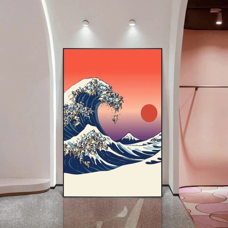 Abstract Sun Great Wave Scenery Canvas Painting Wall Art Landscape Picture Posters Print for Living Room Corridor Decoration
Abstract Sun Great Wave Scenery Canvas Painting Wall Art Landscape Picture Posters Print for Living Room Corridor Decoration