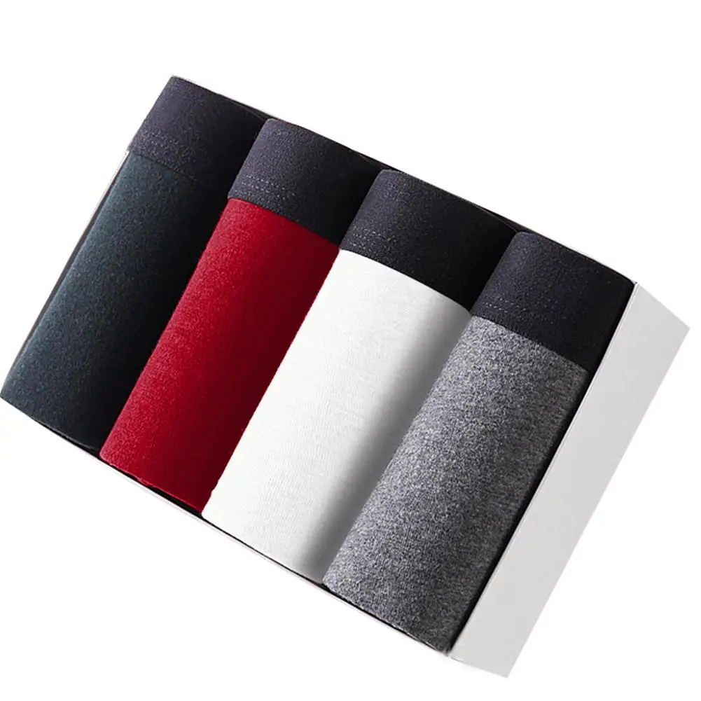 Трусы-боксеры мужские хлопковые однотонные, 4 шт./лот, эластичный пояс, низкая посадка, шорты
Трусы-боксеры мужские хлопковые однотонные, 4 шт./лот, эластичный пояс, низкая посадка, шорты