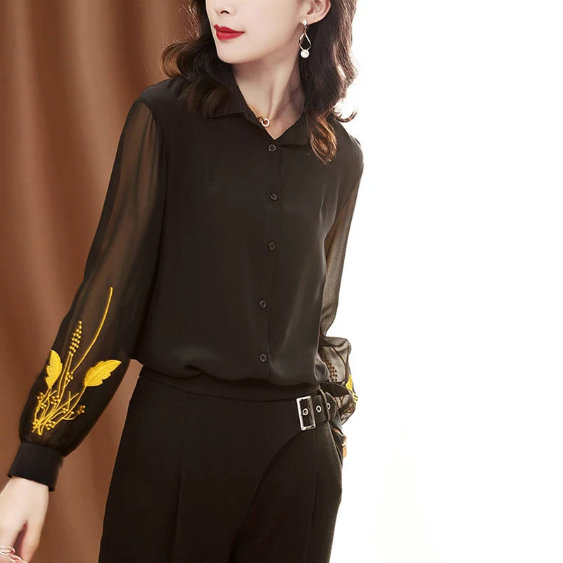 Women Spring Autumn Style Chiffon Blouses Shirts Lady Casual Long Sleeve Patchwork Embroidery Chiffon Blusas Tops DD8228
Women Spring Autumn Style Chiffon Blouses Shirts Lady Casual Long Sleeve Patchwork Embroidery Chiffon Blusas Tops DD8228
