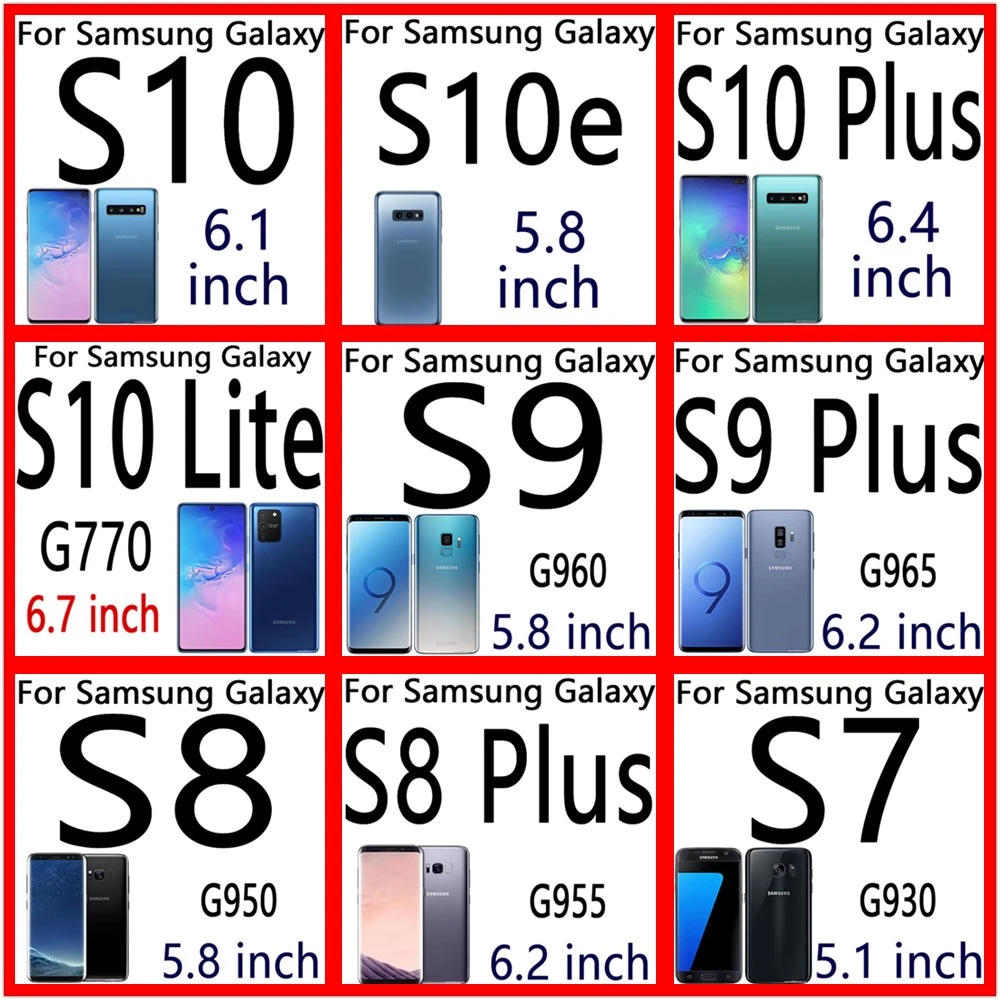 Flip Cover Wallet Leather Phone Case For Samsung Galaxy S10e Lite S10 Plus S9 S8 S7 Edge S8plus S9plus S10plus Luxury Galaxi
Flip Cover Wallet Leather Phone Case For Samsung Galaxy S10e Lite S10 Plus S9 S8 S7 Edge S8plus S9plus S10plus Luxury Galaxi