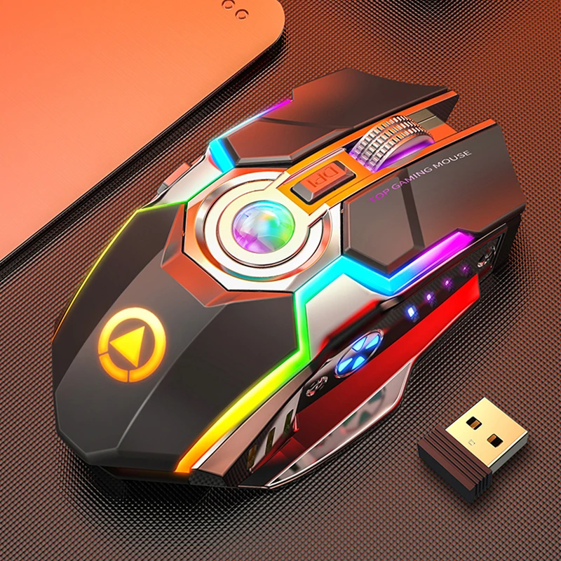 2.4 G Mouse gamer 6 Button LED Colorful Backlit DPI 1600 Pc gamer mouse for computer gaming mouse laptop gamer mause accessories
2.4 G Mouse gamer 6 Button LED Colorful Backlit DPI 1600 Pc gamer mouse for computer gaming mouse laptop gamer mause accessories