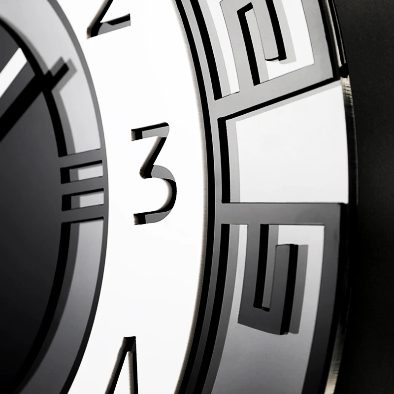 Винтажные черные часы настенные MEISD современные с маятником предназначенные для