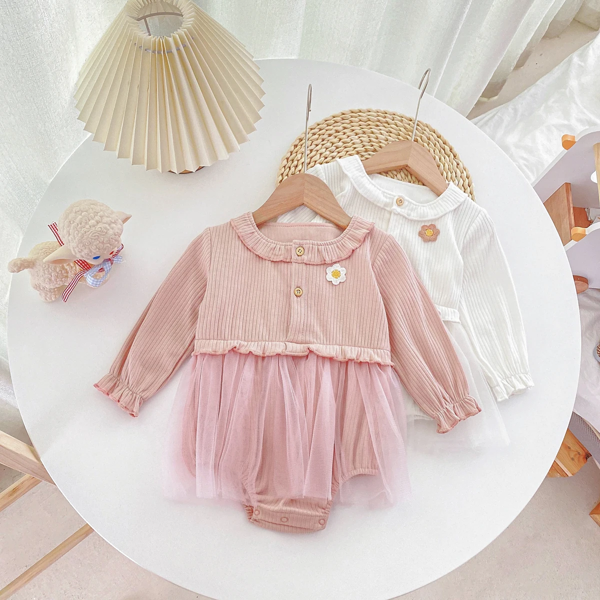 Sanlutoz Long Sleeve Infants Girls Clothes Cute Fashion Autumn Princess Solid Baby Girls Bodysuits
Sanlutoz Long Sleeve Infants Girls Clothes Cute Fashion Autumn Princess Solid Baby Girls Bodysuits