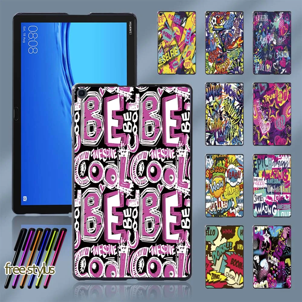 Graffiti Art Series Tablet Case for Huawei MediaPad M5 Lite 10.1"/MediaPad M5 10.8" Durable Slim Back Shell + Free Stylus
Graffiti Art Series Tablet Case for Huawei MediaPad M5 Lite 10.1"/MediaPad M5 10.8" Durable Slim Back Shell + Free Stylus