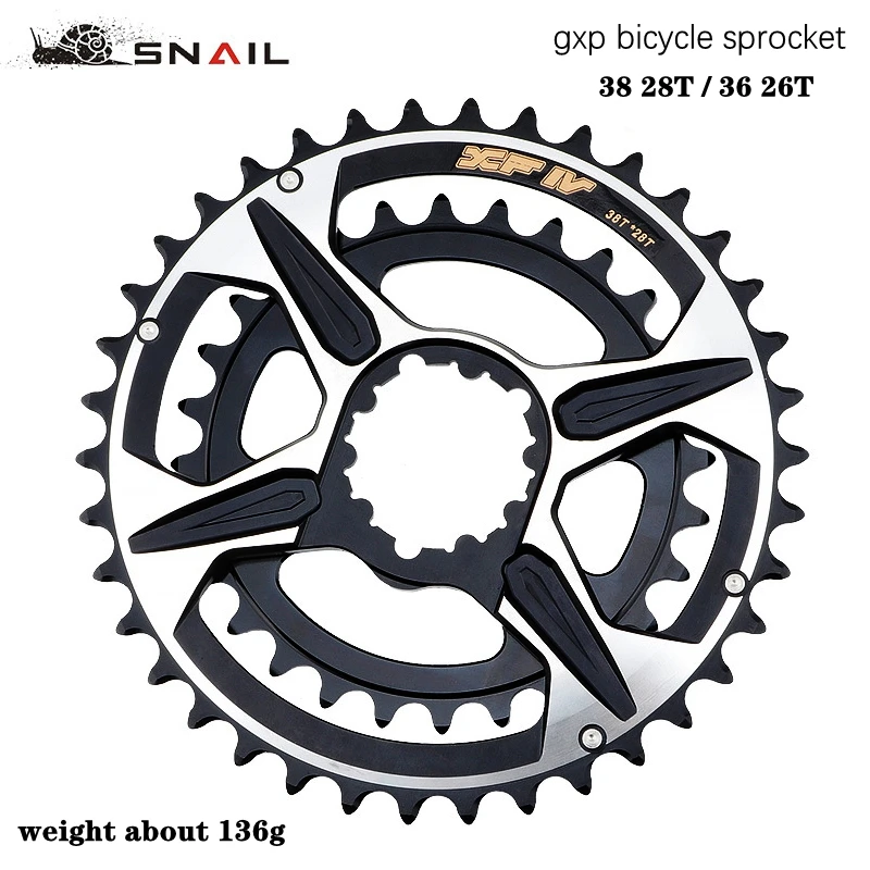 riro GXP mountain bike crankset bicycle sprocket 38T-28T 36-26Tdouble disc aluminum alloy CNC machining 10/11 speed
riro GXP mountain bike crankset bicycle sprocket 38T-28T 36-26Tdouble disc aluminum alloy CNC machining 10/11 speed