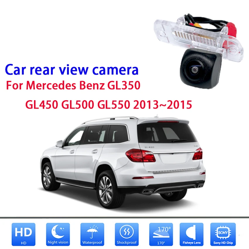 

Автомобильная камера заднего вида CCD HD Водонепроницаемая Высококачественная RCA для Mercedes Benz GL350 GL450 GL500 GL550 2013 2014 2015