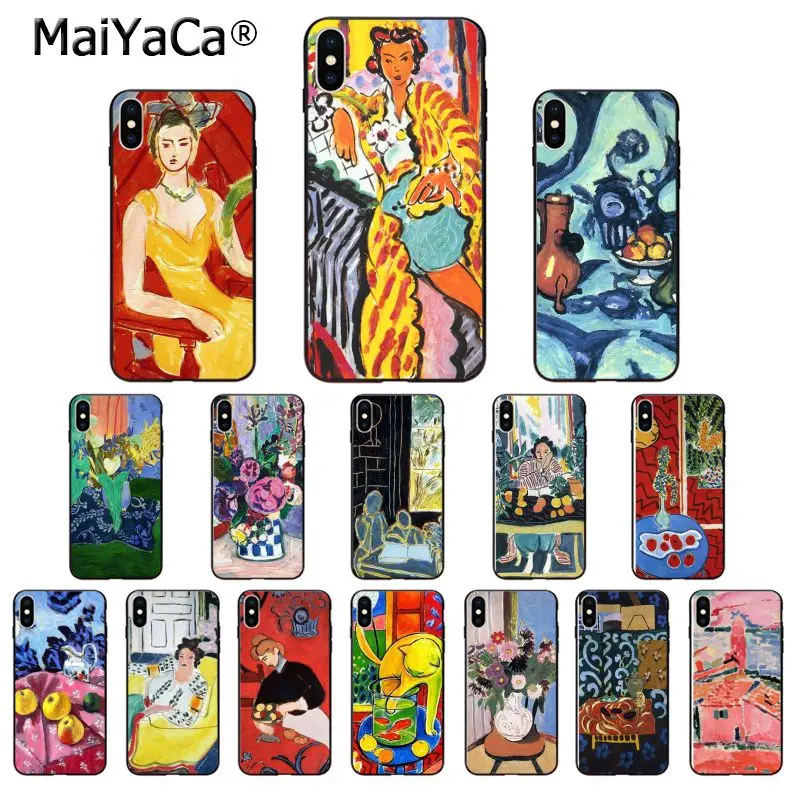 Чехол для мобильного телефона MaiYaCa Henri Matisse Art Painting высокого качества Apple iPhone 8 7 6 6S