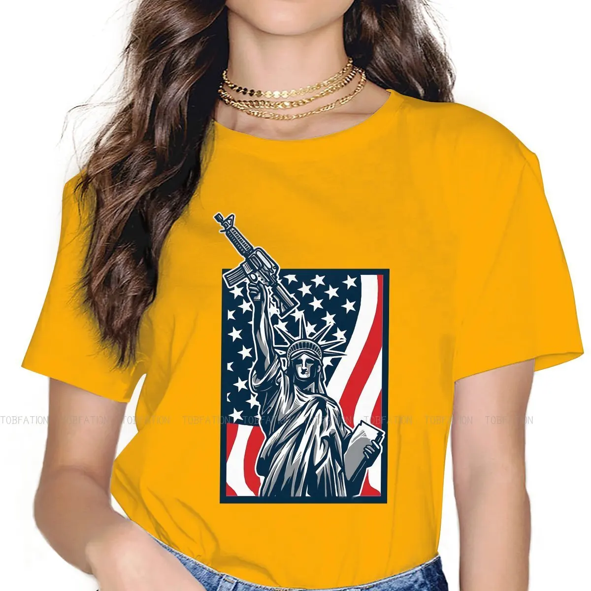 Rifle Classic Hip Hop TShirt Statue of Liberty Cultural Architecture Printing Streetwear Casual T Shirt Women Unique
Rifle Classic Hip Hop TShirt Statue of Liberty Cultural Architecture Printing Streetwear Casual T Shirt Women Unique