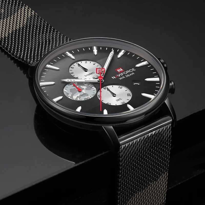 New NAVIFORCE Watch Men Brand Luxury Fashion Quartz Men's Watches Waterproof Sport Camouflage Wristwatch Clock Relogio Masculino
New NAVIFORCE Watch Men Brand Luxury Fashion Quartz Men's Watches Waterproof Sport Camouflage Wristwatch Clock Relogio Masculino