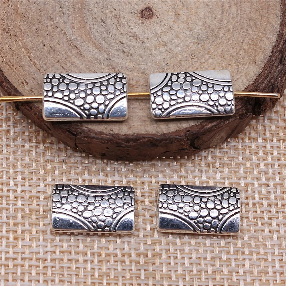 38pcs 15x9x3mm antique silver Carved rectangular beads charms diy retro jewelry fit Earring keychain hair card pendant
38pcs 15x9x3mm antique silver Carved rectangular beads charms diy retro jewelry fit Earring keychain hair card pendant