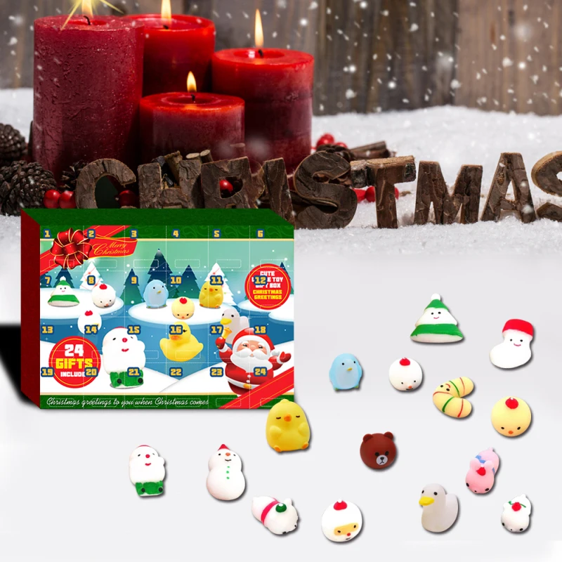 3 Colors Christmas Surprise Blind Box Xmas Kid Toy Gift Countdown Calendar Funny Dinosaur Santa Blind Box Pinch Toy For Children
3 Colors Christmas Surprise Blind Box Xmas Kid Toy Gift Countdown Calendar Funny Dinosaur Santa Blind Box Pinch Toy For Children