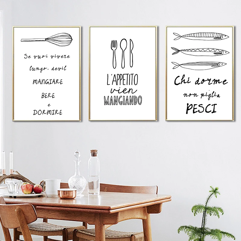 Домашние кухонные инструменты с изображением рыбок, настенная Картина на холсте, скандинавские плакаты и принты, черная белая Настенная картина, декор комнаты Kithcen
Домашние кухонные инструменты с изображением рыбок, настенная Картина на холсте, скандинавские плакаты и принты, черная белая Настенная картина, декор комнаты Kithcen