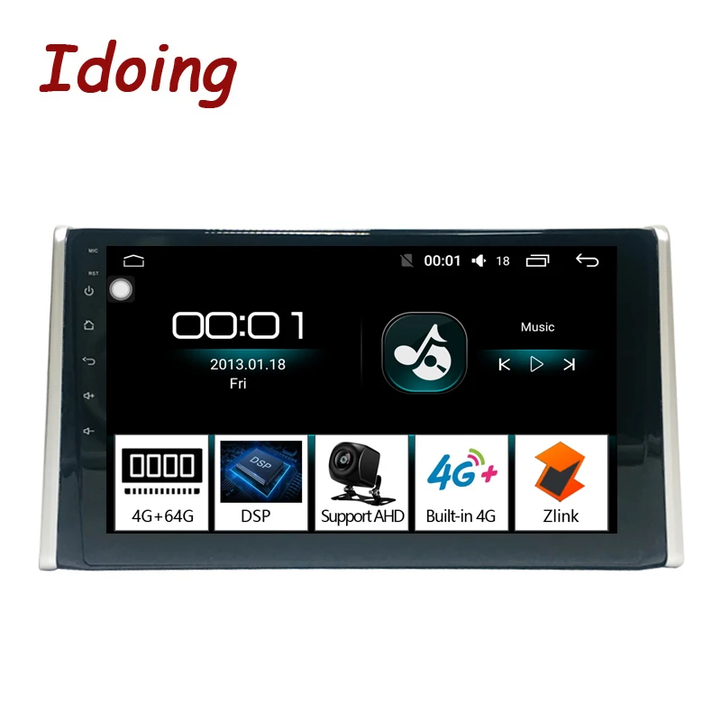 Idoing 10,2 "4G + 64G 2.5D Восьмиядерный DSP автомобильный Радио Android мультимедийный плеер подходит для Toyota RAV 4 XA502019 GPS навигация Авторадио AHD
Idoing 10,2 "4G + 64G 2.5D Восьмиядерный DSP автомобильный Радио Android мультимедийный плеер подходит для Toyota RAV 4 XA502019 GPS навигация Авторадио AHD
