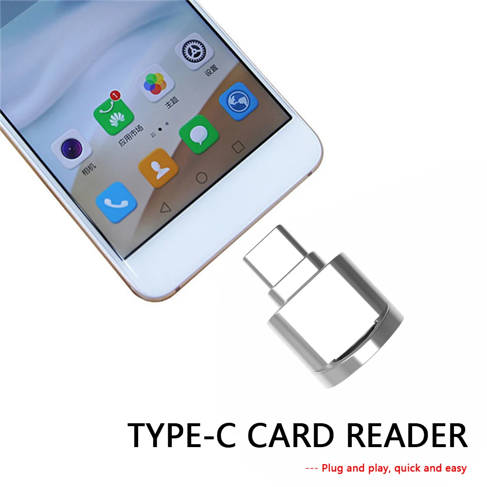 PortableUSB Type C Card Reader TF Memory Card Reader for Phone Tablet PC Hot Sale Card Reader Delicate Texture
PortableUSB Type C Card Reader TF Memory Card Reader for Phone Tablet PC Hot Sale Card Reader Delicate Texture