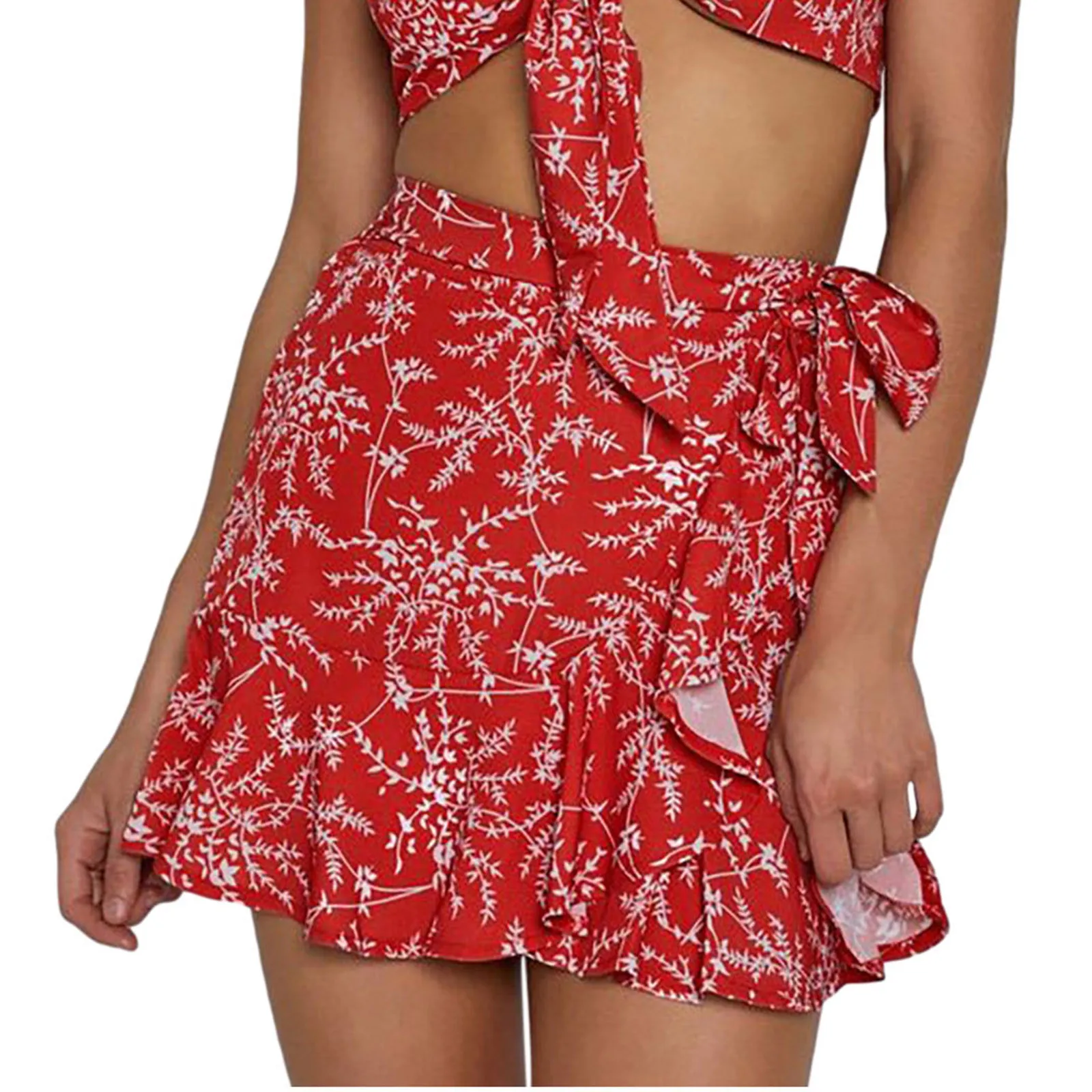 Fashion Women Casual Print Ruffles A-Line Pleated Lace Up Bandage Short SKirt Mujer 2021 Clothing Harajuku skirts womens mini
Fashion Women Casual Print Ruffles A-Line Pleated Lace Up Bandage Short SKirt Mujer 2021 Clothing Harajuku skirts womens mini