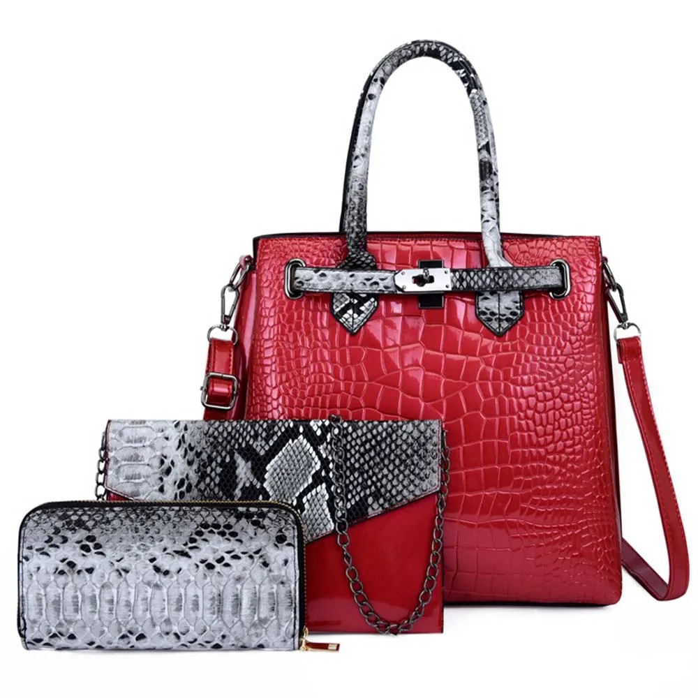 2020 Summer Designer Women Shoulder Composite Bag Luxury Messenger Crocodile Pattern Purse and Handbag Leather
2020 Summer Designer Women Shoulder Composite Bag Luxury Messenger Crocodile Pattern Purse and Handbag Leather
