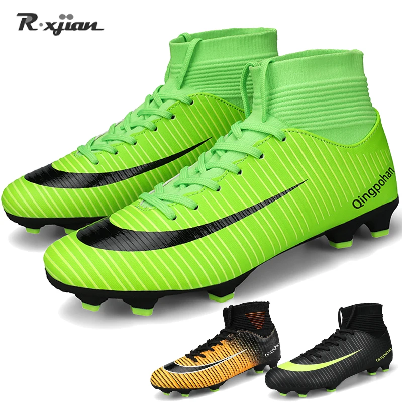 Футбольные бутсы унисекс, с шипами, до лодыжки, уличные футбольные бутсы, европейские размеры 32-45
Футбольные бутсы унисекс, с шипами, до лодыжки, уличные футбольные бутсы, европейские размеры 32-45