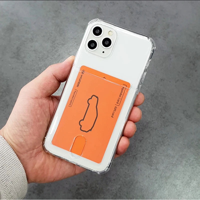 Shockproof Clear Phone Casefor iPhone 12 11 Pro Max Mini X XS XR 7 8 Plus SE 2 Thin Soft Silicone Wallet Cover with Card Holder
Shockproof Clear Phone Casefor iPhone 12 11 Pro Max Mini X XS XR 7 8 Plus SE 2 Thin Soft Silicone Wallet Cover with Card Holder