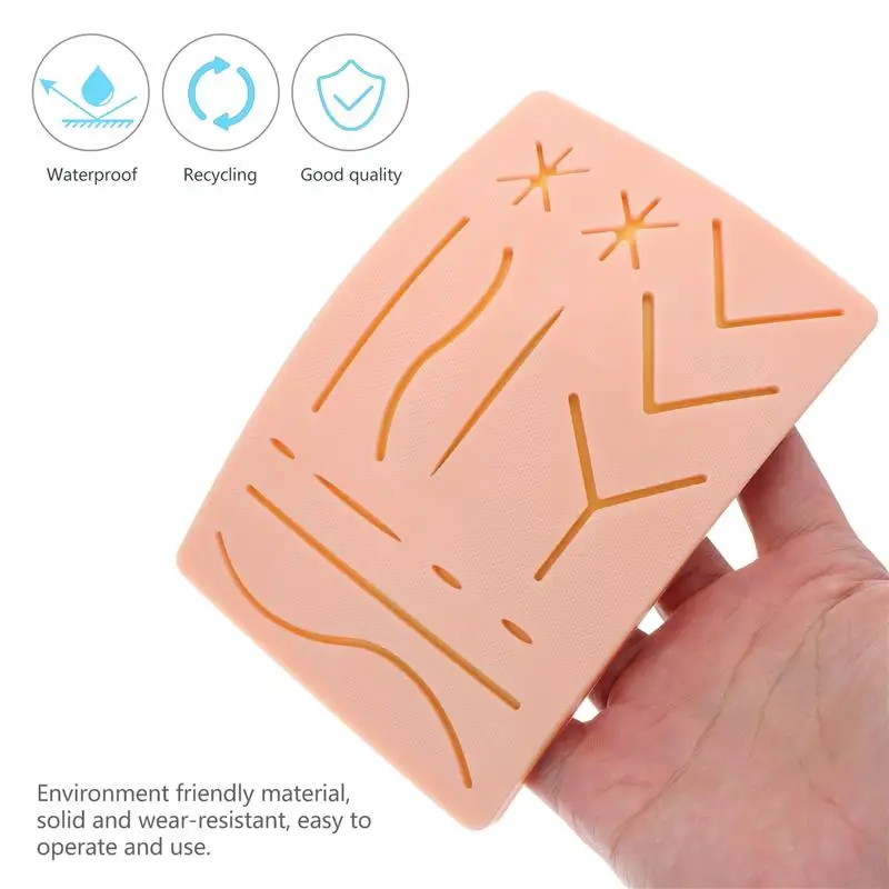 Medical Silicone Suture Training Pad Practical Portable Suture Pad for Hospital
Medical Silicone Suture Training Pad Practical Portable Suture Pad for Hospital