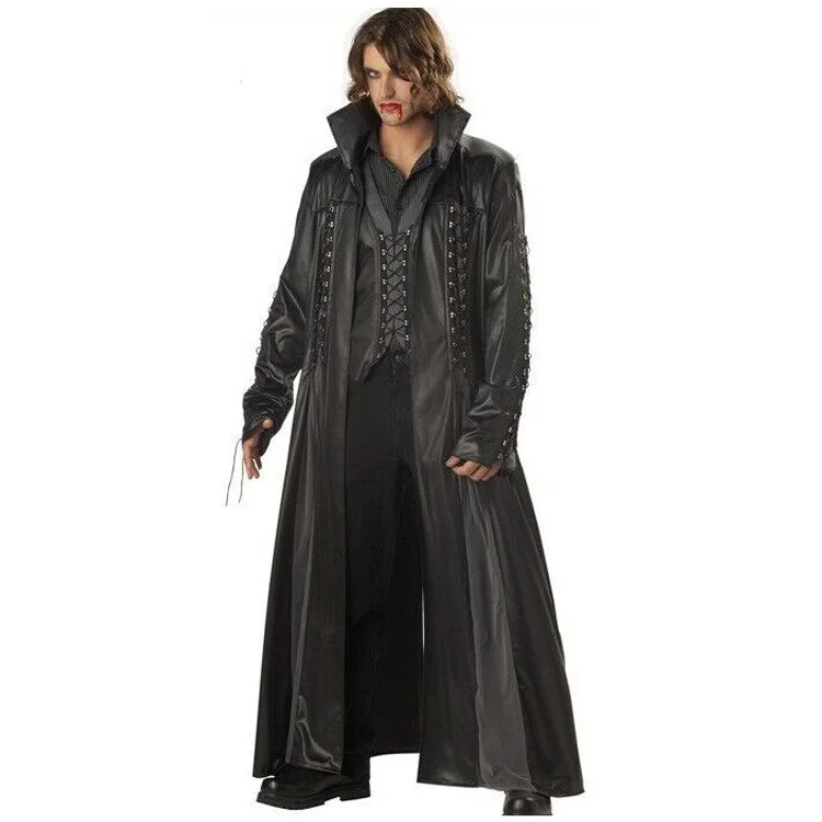 

Halloween Gothic Count Vampire Costume Cosplay For Men Stage Performance