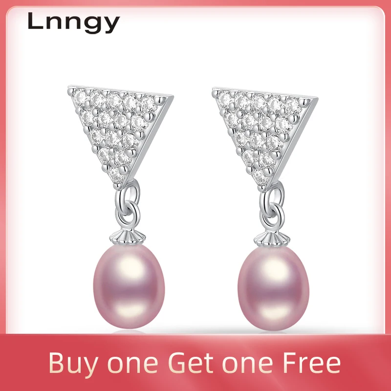Lnngy 14K Gold Filled Triangle Earring 7-8.5mm Natural Cultured Freshwater Pearl Stud Earrings Women Party Fine Jewelry Earrings
Lnngy 14K Gold Filled Triangle Earring 7-8.5mm Natural Cultured Freshwater Pearl Stud Earrings Women Party Fine Jewelry Earrings