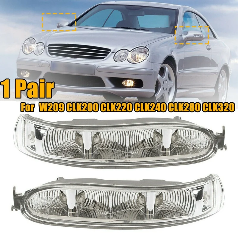 Car LED Left + Right Pair Turn Signal Light Side Mirror Lamp for Mercedes Benz W209 CLK 2002-2009
Car LED Left + Right Pair Turn Signal Light Side Mirror Lamp for Mercedes Benz W209 CLK 2002-2009
