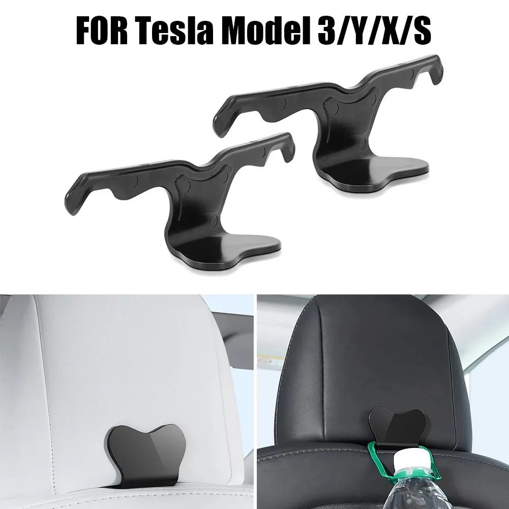 2pcs Protable Car Seat Hooks ABS Black Interior Parts For Tesla Model 3 Model Y 2017-2021 Accessories Organizer Hanger Parts
2pcs Protable Car Seat Hooks ABS Black Interior Parts For Tesla Model 3 Model Y 2017-2021 Accessories Organizer Hanger Parts
