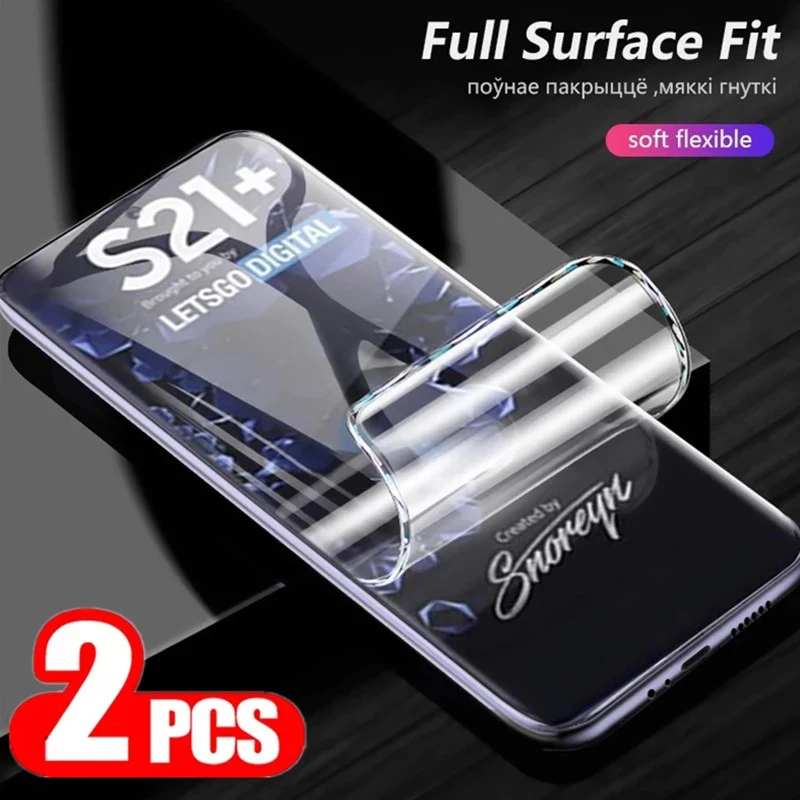 2Pcs Hydrogel Film Screen Protector For Samsung Galaxy S21 Plus S21 Ultra galaxy s20 fe Full Cover Protective Film Not Glas
2Pcs Hydrogel Film Screen Protector For Samsung Galaxy S21 Plus S21 Ultra galaxy s20 fe Full Cover Protective Film Not Glas