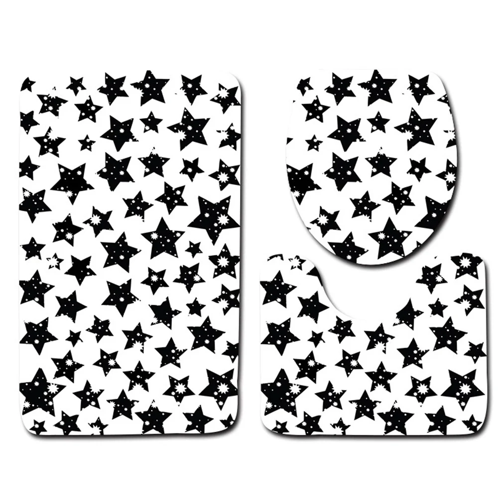 Bathroom Mat Toilet Seat Cover Restroom 3Pcs Set Water Absorption Anti-Slip Rug Entrance Carpet Accessories Doormat Decor Home
Bathroom Mat Toilet Seat Cover Restroom 3Pcs Set Water Absorption Anti-Slip Rug Entrance Carpet Accessories Doormat Decor Home