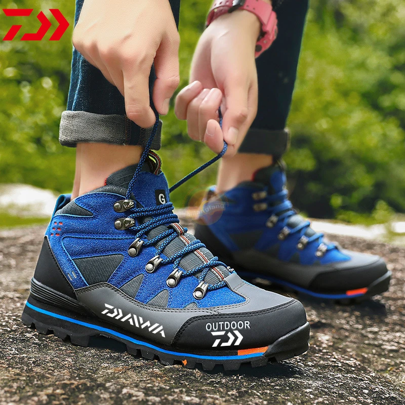 2021 Daiwa Men Fishing Shoes Outdoor Sport Waterproof Breathable Shoes High Top Winter Boots Non-slip Climbing Fishing Shoes
2021 Daiwa Men Fishing Shoes Outdoor Sport Waterproof Breathable Shoes High Top Winter Boots Non-slip Climbing Fishing Shoes
