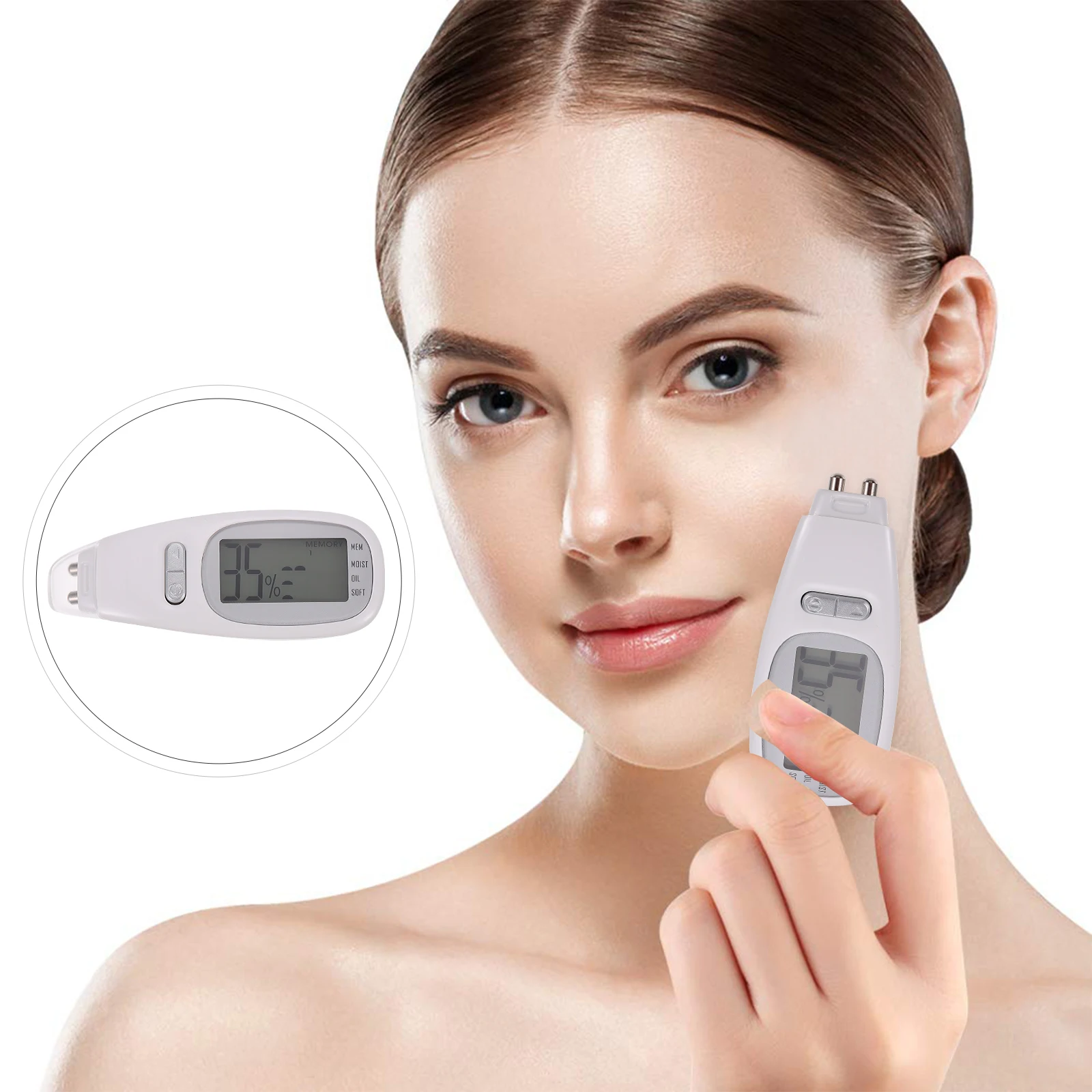 1 set of Skin Moisture Tester Oil Tester, Skin Analyzer Face Moisture Test Pen for Women
1 set of Skin Moisture Tester Oil Tester, Skin Analyzer Face Moisture Test Pen for Women