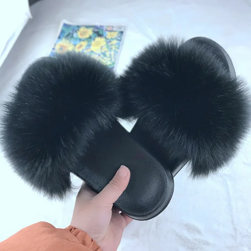 vertvie Women Fur Slippers Real Fur Slides Plush Slippers Summer Home Sandals Women Fur Slides Furry Flops
vertvie Women Fur Slippers Real Fur Slides Plush Slippers Summer Home Sandals Women Fur Slides Furry Flops