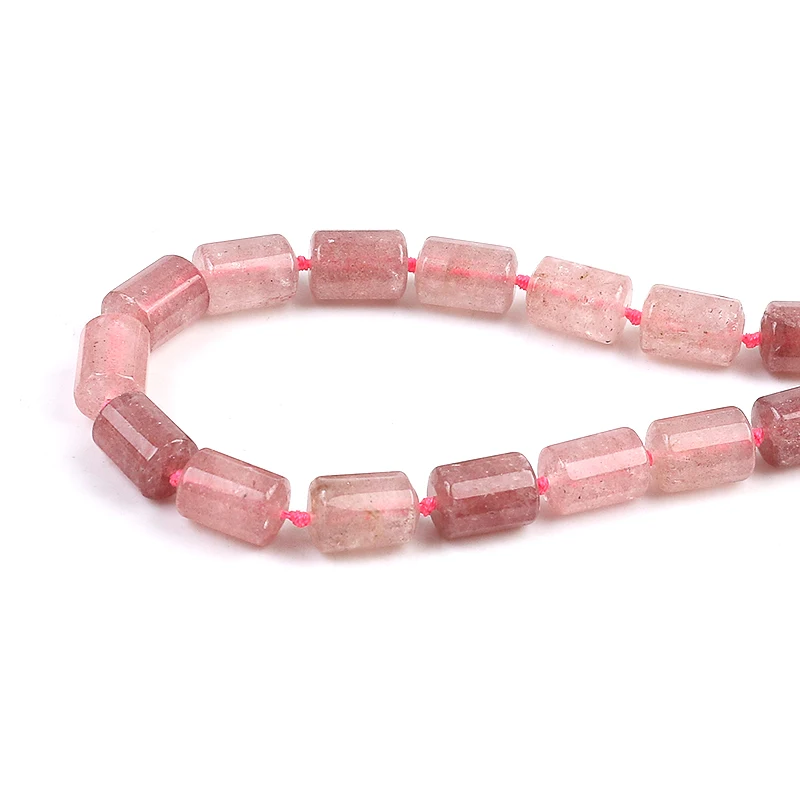 12*17mm Natural Cylinder Light Strawberry Crystal Stone Beads Loose Beads for Jewelry Making DIY Charms Bracelet Accessories
12*17mm Natural Cylinder Light Strawberry Crystal Stone Beads Loose Beads for Jewelry Making DIY Charms Bracelet Accessories
