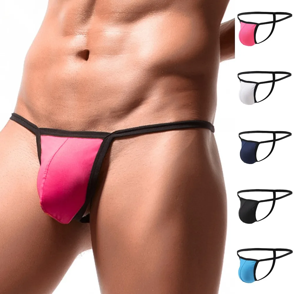 Men Sexy T-Back G-string Thongs Bikini Underwear Micro Mesh Sheer Pouch Brief Imitation Lingerie Gays Clothes Sissy Panties Homo
Men Sexy T-Back G-string Thongs Bikini Underwear Micro Mesh Sheer Pouch Brief Imitation Lingerie Gays Clothes Sissy Panties Homo
