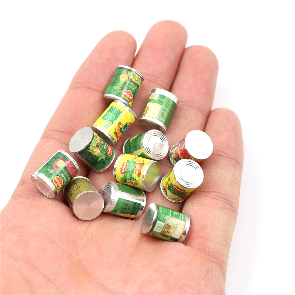 1:12 Doll House Accessories Mini Canned Fruit 12 Cans Miniature Food Play Kitchen Doll Food Accessories Toy
1:12 Doll House Accessories Mini Canned Fruit 12 Cans Miniature Food Play Kitchen Doll Food Accessories Toy