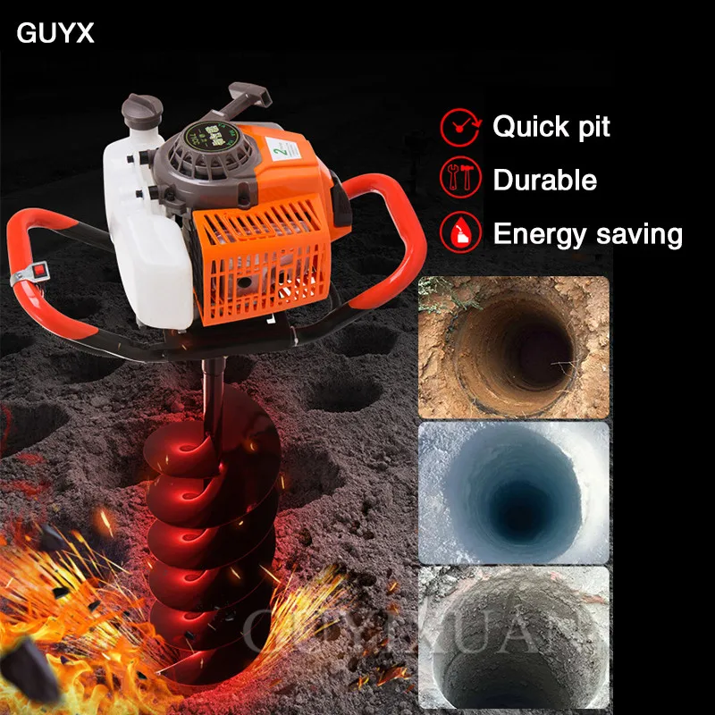 High power agricultural gasoline pile driver, single drill excavator, single drill planter, pile driver
High power agricultural gasoline pile driver, single drill excavator, single drill planter, pile driver