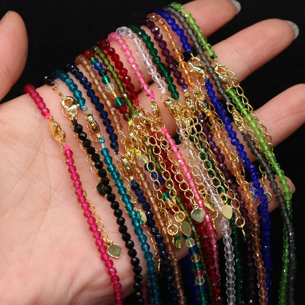 2021 New Natual Spinel Necklace 3mm Small Stone Beads Necklace for Women Men Jewelry Accessories Best Gift Length 38+5cm
2021 New Natual Spinel Necklace 3mm Small Stone Beads Necklace for Women Men Jewelry Accessories Best Gift Length 38+5cm