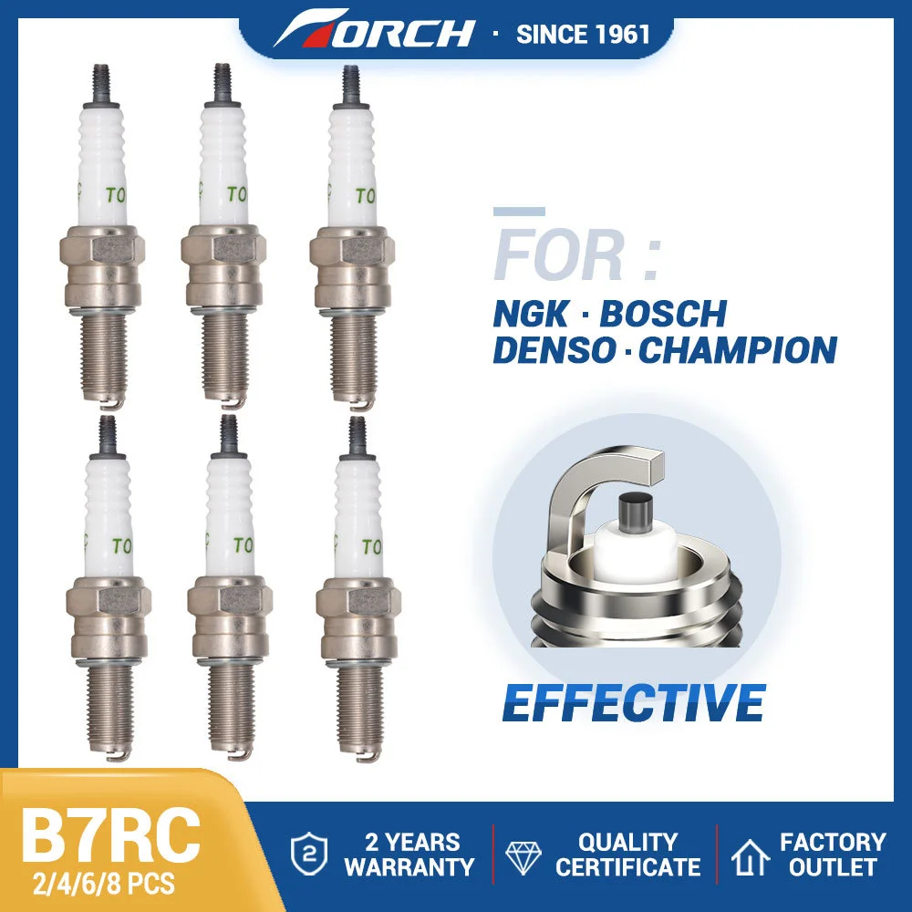 2-8PCS Pin Terminal Spark Plugs Torch B7RC Replace for Candles CR7E(4578) C7E(5096) Denso U22ESR-N U22ES-N SUZUKI 09482-00516
2-8PCS Pin Terminal Spark Plugs Torch B7RC Replace for Candles CR7E(4578) C7E(5096) Denso U22ESR-N U22ES-N SUZUKI 09482-00516