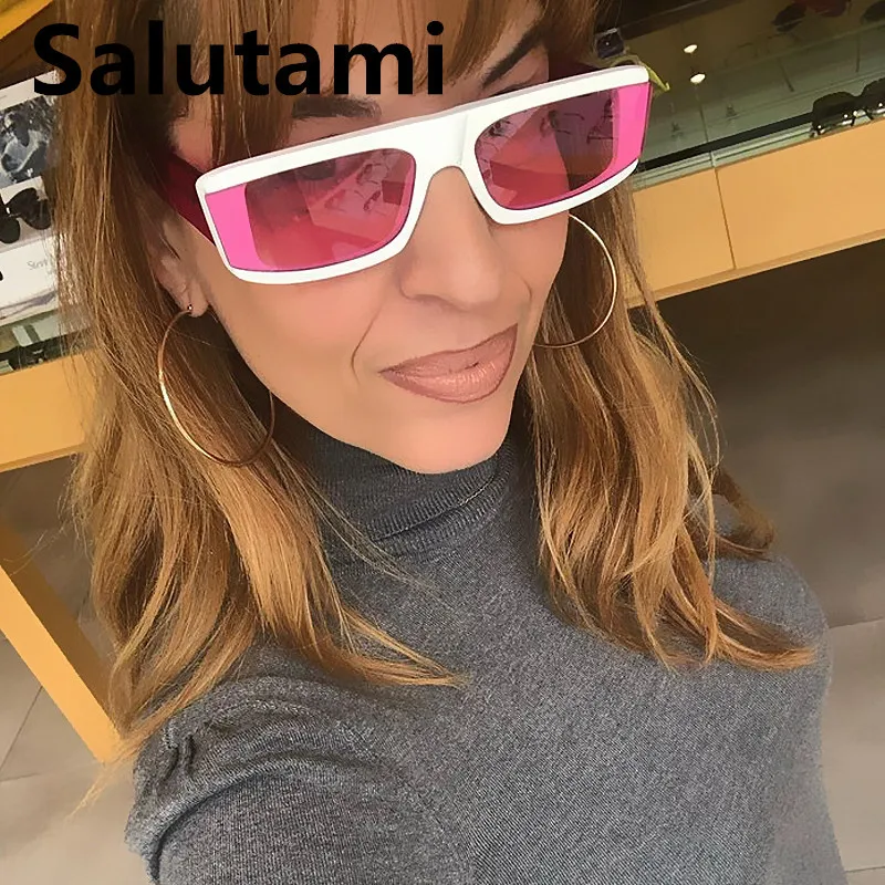 2021 New Luxury Brand Sunglasses For Women Vintage Gradient White Pink Small Rectangle Sun Glasses Female Sexy Eyewear Men
2021 New Luxury Brand Sunglasses For Women Vintage Gradient White Pink Small Rectangle Sun Glasses Female Sexy Eyewear Men
