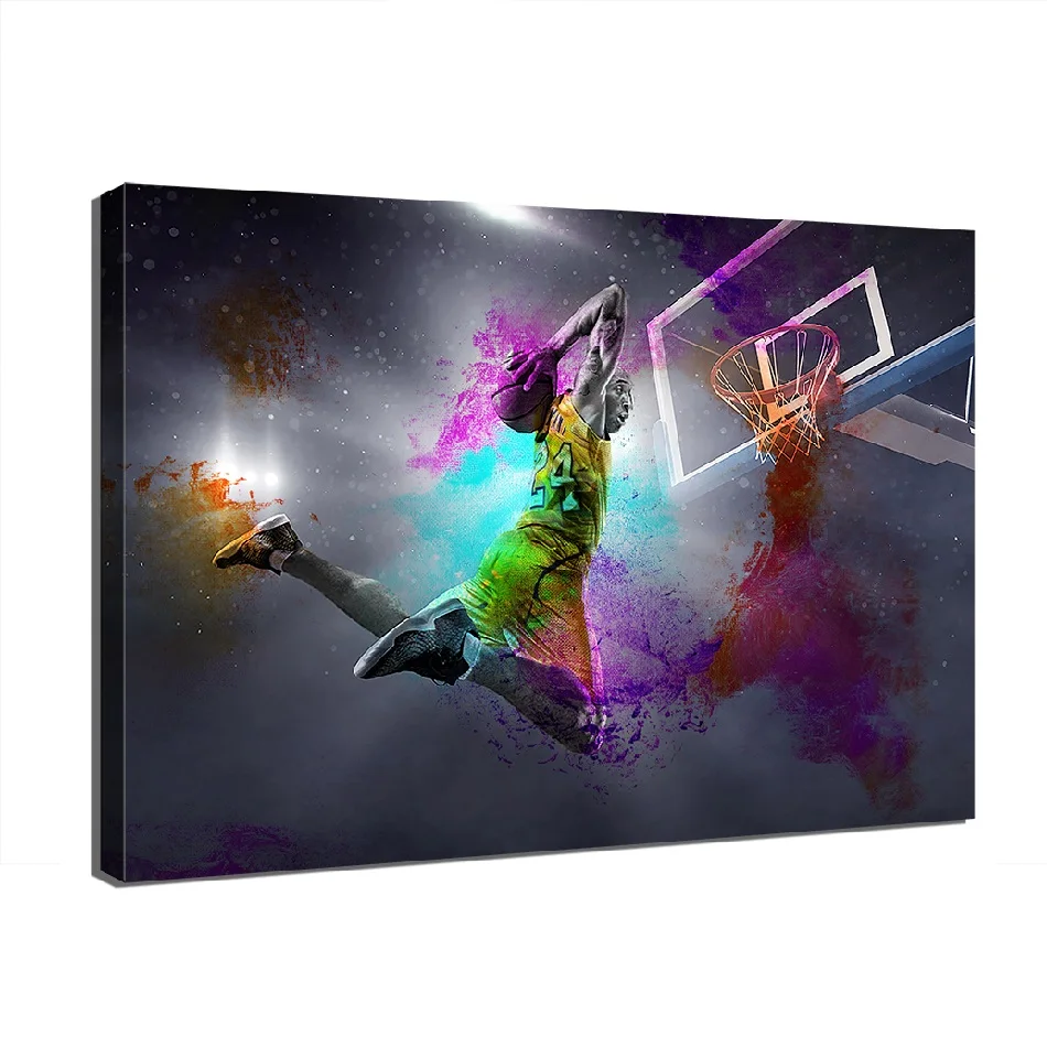 Kobe Bryant Basketball Star Portrait Canvas Painting Scandinavian Cuadros Wall Art Pictures Prints and Posters for Living Room
Kobe Bryant Basketball Star Portrait Canvas Painting Scandinavian Cuadros Wall Art Pictures Prints and Posters for Living Room