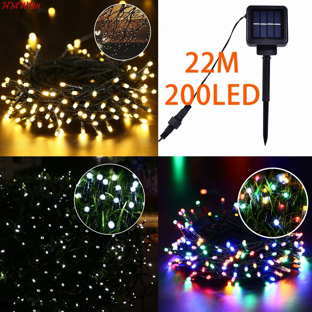 NEW 22m 200LED Solar Powered String Fairy Lights Outdoor Garden Wedding Party Xmas Home Decor 
NEW 22m 200LED Solar Powered String Fairy Lights Outdoor Garden Wedding Party Xmas Home Decor