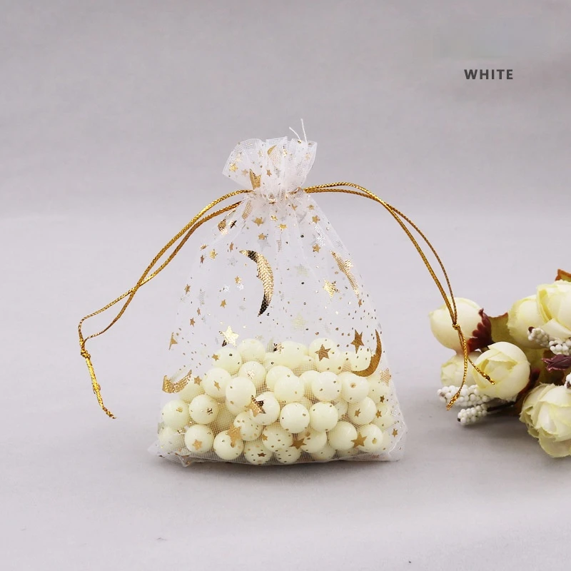 Gauze Drawstring Pocket Gift Decoration Candy Birthday Party Christmas Gift Packaging Hot Gold Star Moon Yarn Bag 100pcs
Gauze Drawstring Pocket Gift Decoration Candy Birthday Party Christmas Gift Packaging Hot Gold Star Moon Yarn Bag 100pcs