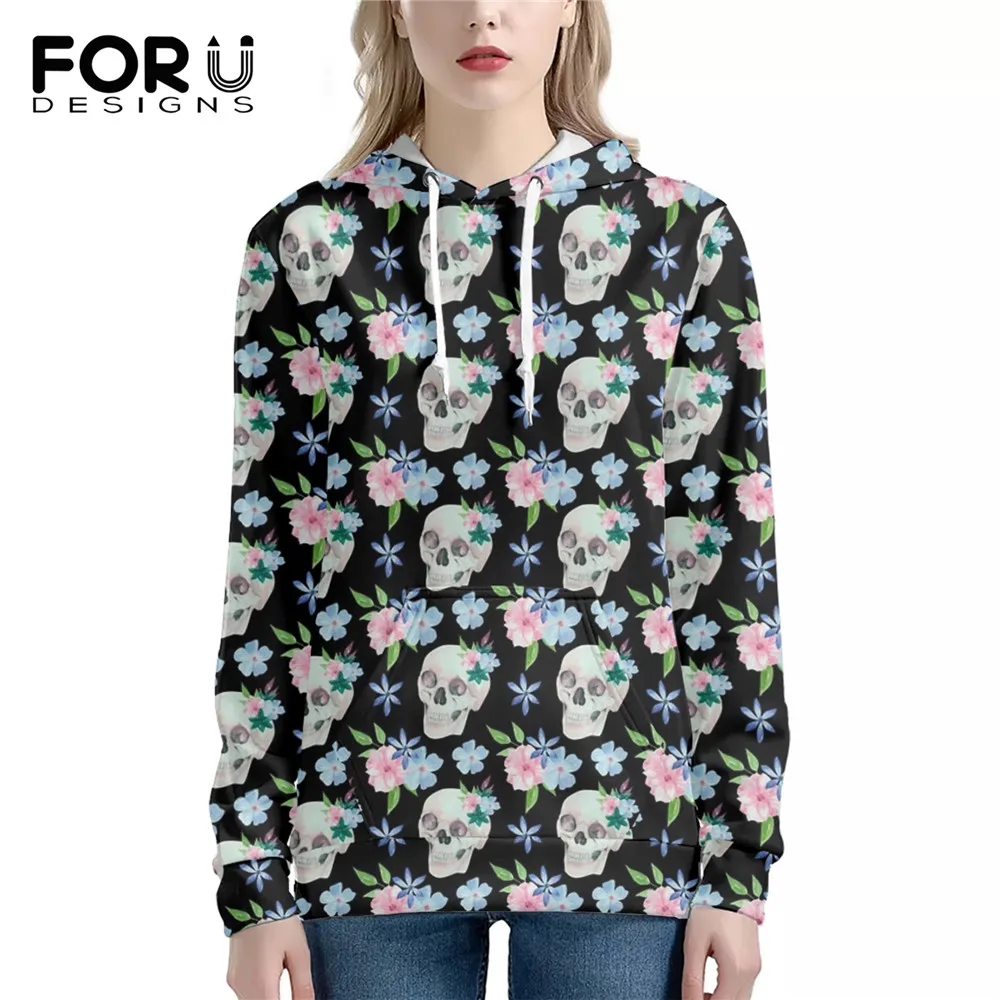FORUDESIGNS Sexy Sweatshirt Pullovers For Womens Skulls Design Casual Long Sleeve Ladies Hoody Oversized Loose Hoodies Tops Girl 
FORUDESIGNS Sexy Sweatshirt Pullovers For Womens Skulls Design Casual Long Sleeve Ladies Hoody Oversized Loose Hoodies Tops Girl