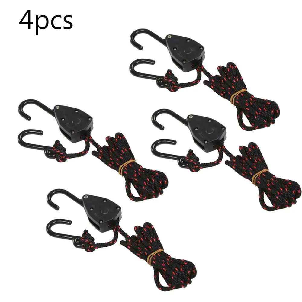 4pcs Pulley Ratchets Kayak And Canoe Boat Bow Stern Rope Lock Tie Down Strap 1/8 Inch Heavy Duty Adjustable Rope Hanger
4pcs Pulley Ratchets Kayak And Canoe Boat Bow Stern Rope Lock Tie Down Strap 1/8 Inch Heavy Duty Adjustable Rope Hanger