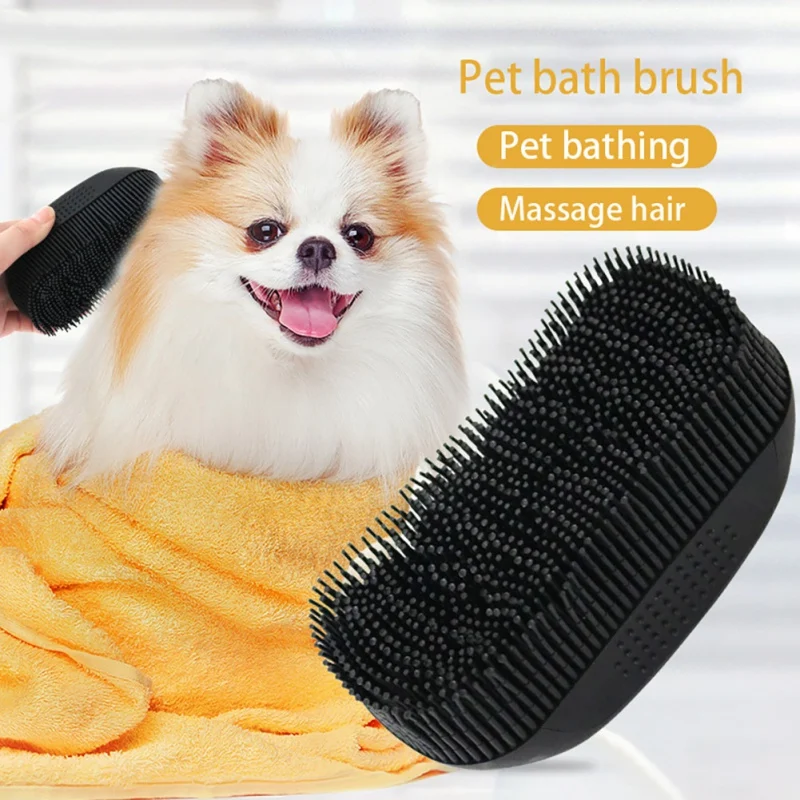 Soft Rubber Dog Brush Comb Dogs and Cats Bath Brush Animal Hair Fur Grooming Massage Brush For Pets Cleaning Tool
Soft Rubber Dog Brush Comb Dogs and Cats Bath Brush Animal Hair Fur Grooming Massage Brush For Pets Cleaning Tool