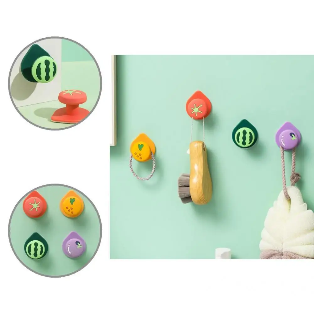 4 шт., вешалки для хранения вещей, с принтом фруктов 
4 шт., вешалки для хранения вещей, с принтом фруктов