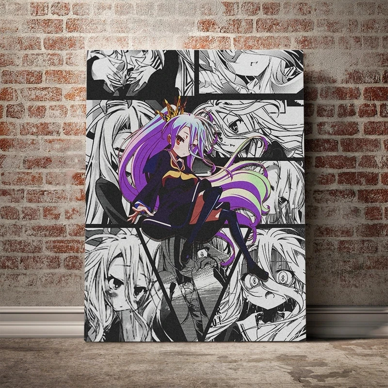 Shiro No Knowledge No Life Anime Role Canvas Wall Art Painting Pictures Modular Prints Poster Modern Bedroom Study Home Decor
Shiro No Knowledge No Life Anime Role Canvas Wall Art Painting Pictures Modular Prints Poster Modern Bedroom Study Home Decor