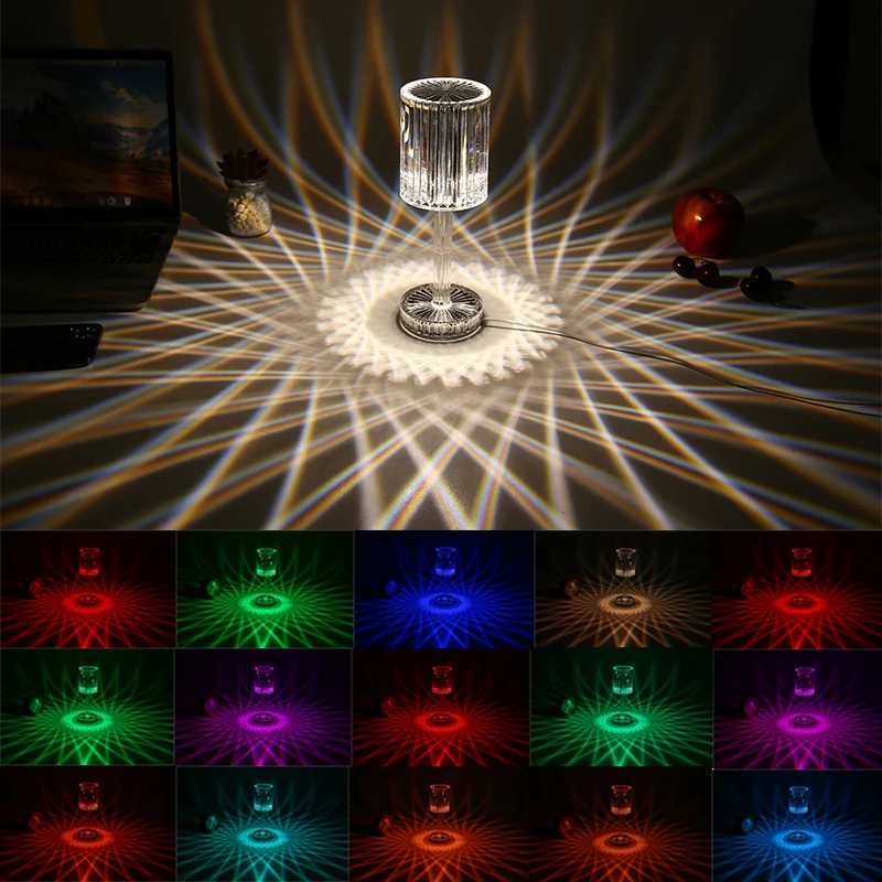 16 color Crystal Tabletop Decorative Table Lamp is Suitable for Bedroom, Living room, Dining room, Bar, Cafe
16 color Crystal Tabletop Decorative Table Lamp is Suitable for Bedroom, Living room, Dining room, Bar, Cafe